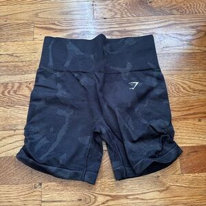 Gymshark Black Camouflage Adapt Seemless Shorts